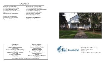 11.15.20 Bulletin