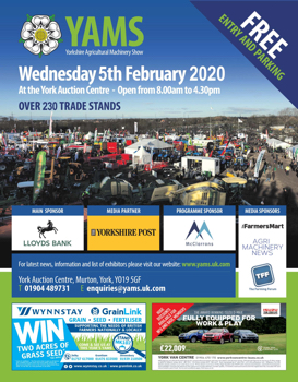 YAMS 2020: Yorkshire Agricultural Machinery Show