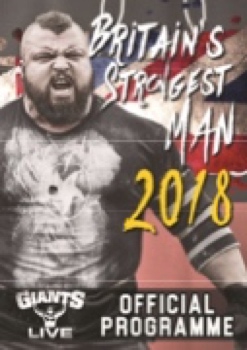 Britain's Strongest Man 2018: Souvenir brochure
