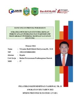 RPP Stunting by Triyanta HK Dairiyawan, SE,MSi