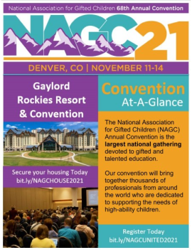 NAGC21 Program at-a-glance