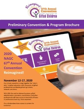 NAGC2020 Reimagined! Preliminary Registration Brochure