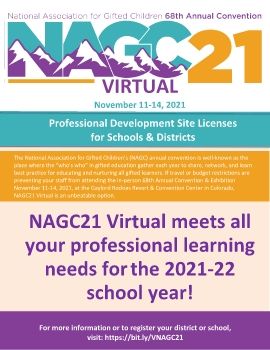 2021 NAGC21 Virtual Site License Brochure