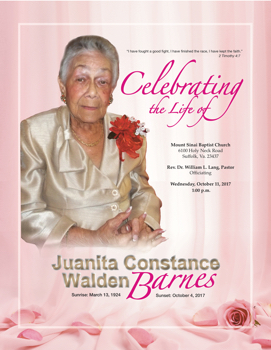 Juanita Barnes Celebration of Life