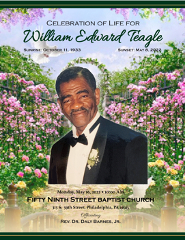 Teagle Memorial Obit