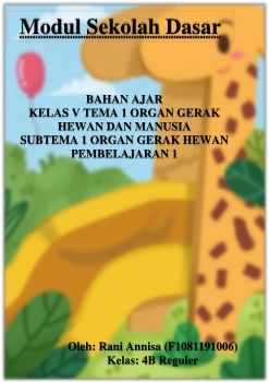 MODUL KELAS 6 TEMA 1 SUBTEMA 1 PEMBELAJARAN 1