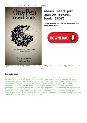ebook read pdf onepen travel book [pdf]