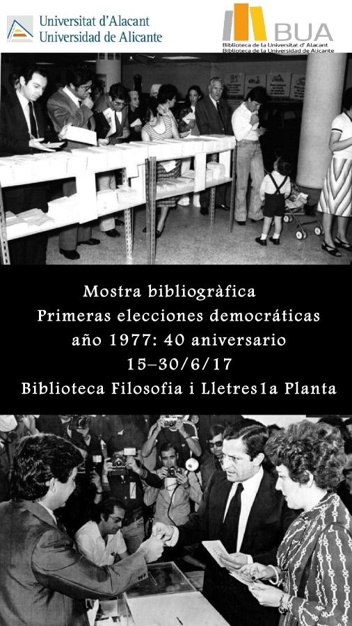 Primeras elecciones democráticas 1977: 40 aniversario