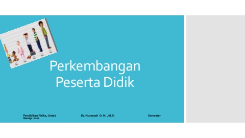 Perkembangan peserta didik ppt - Copy