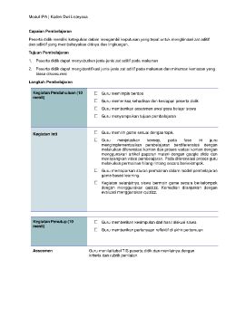 latihan modul