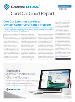 Coredial Cloud Report Fall 2019