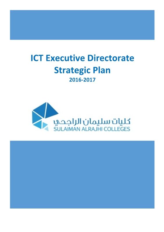 ICT Executive Directorate Strategic Plan