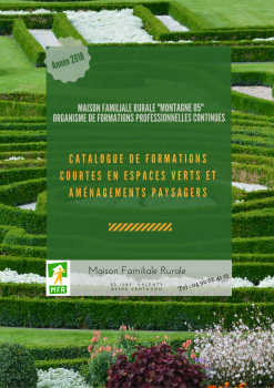 Catalogue de formations en espaces verts et paysage