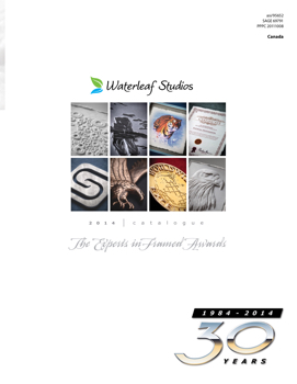 Waterleaf Studios - 2014 Catalogue