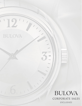 Bulova - 2017 Corporate Sales Catalog