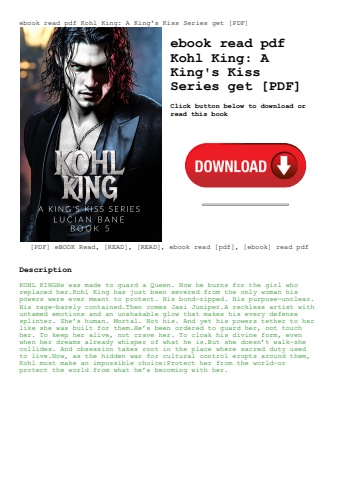 ebook read pdf kohl king a king's kiss series get [pdf]