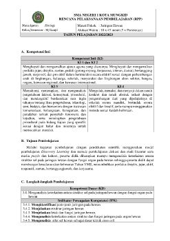 RPP SMAN 1 KOTA MUNGKID