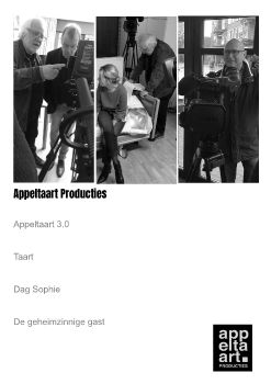 Info Appeltaart Producties