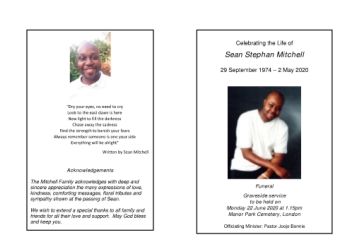 Celebrating Sean Mitchell