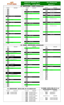 HORARIOS COPSA