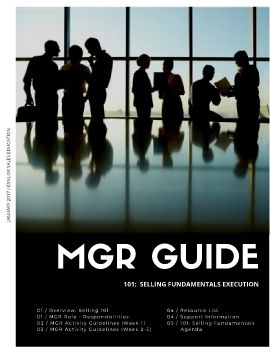 101 Selling Fundamentals MGR Guide