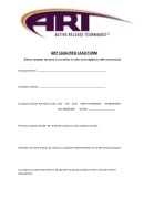 ART Qualified Lead Form