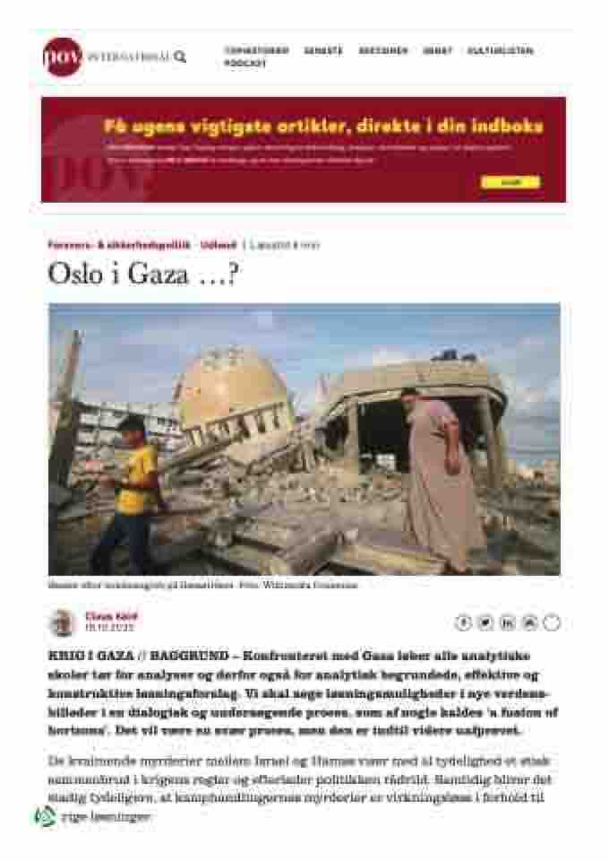 Oslo i Gaza …_ • POV International