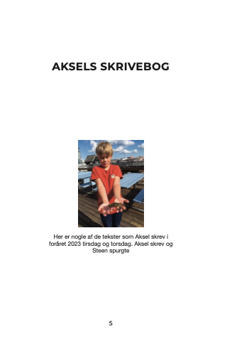 Aksels-skriverier- forår 2023
