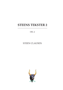 Steens tekster 2 - på vej