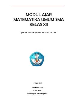 Modul Matematika Umum Ibu Erniati