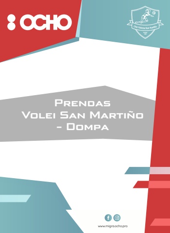 CATALOGO VOLEI SAN MARTINO DOMPA