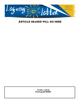 AD Spring 2018 newsletter