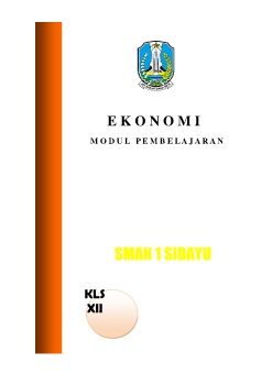 MODUL EKONOMI