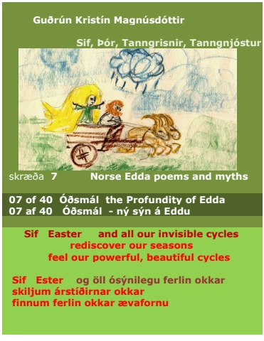 Sif and Easter - Icelandic and English