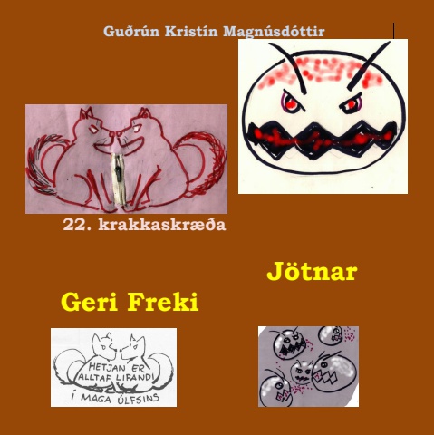 Odsmal 22 jotnar Geri Freki icelandic