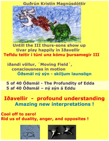In Iðavellir - triguna - Icelandic and English