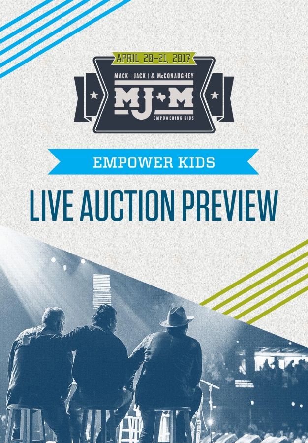 MJ&M 2017 - Live Auction Preview