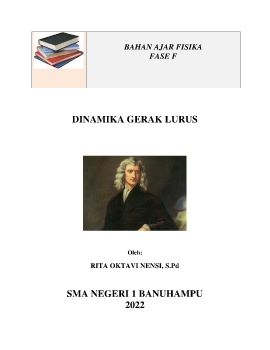 BAHAN AJAR DINAMIKA GERAK LURUS_Neat