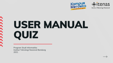 Manual Prosedur Quiz