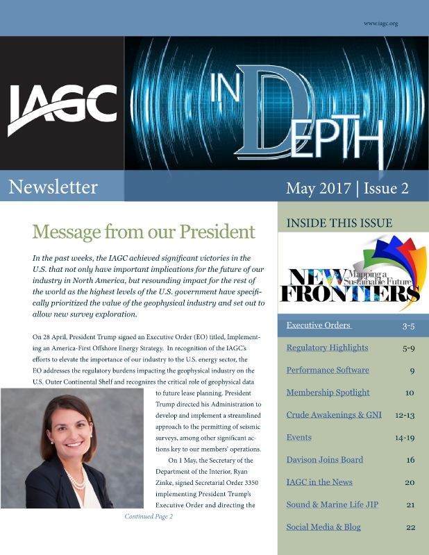 IAGC May 2017 Newsletter