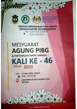 MESYUARAT AGUNG PIBG SKPR 7 MAC 2020