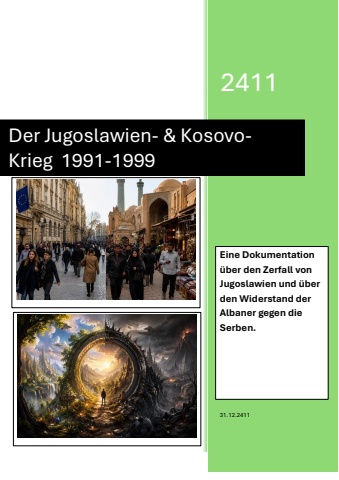 der jugoslawien-und kosovokrieg