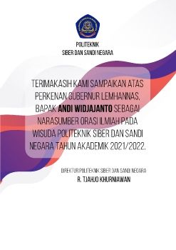 Ucapan Terimakasih Andi Widjajanto (2)