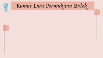 Luas dan volume balok