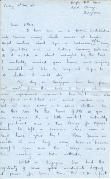 The 14th Jan 3pp BALDWIN Letter