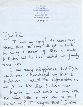Hilary Letter 23-09-04