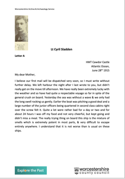 Letters from Cyril To His MOTHER 2