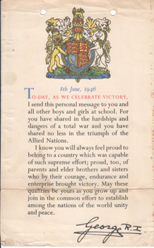 Kings Message to Children