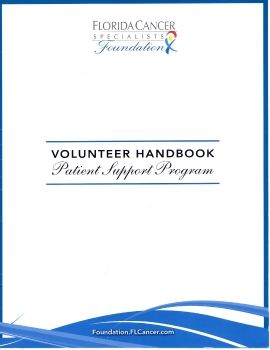 FCSF VOLUNTEER HANDBOOK PATIENT SUPPORT PROGRAM ver. 2018