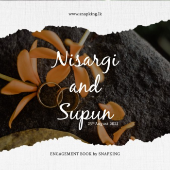 Nisargi & Supun E engagement book